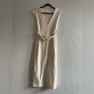 NWOT Mara Hoffman Paulina Dress in size Medium rope belt denim